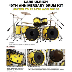 Tama Starclassic Lars Ulrich 40th Anniversary Limited Drum Kit